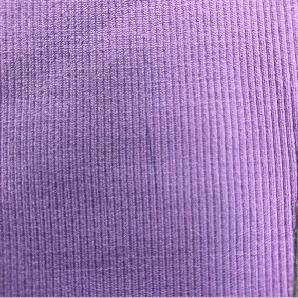 Fabletics Sofia Seamless Crop Top & Legging Frosted Lilac 2 Piece Workout Set XS - Picture 10 of 10